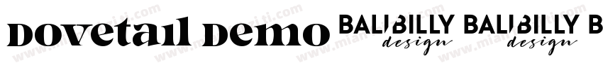 Dovetail Demo字体转换